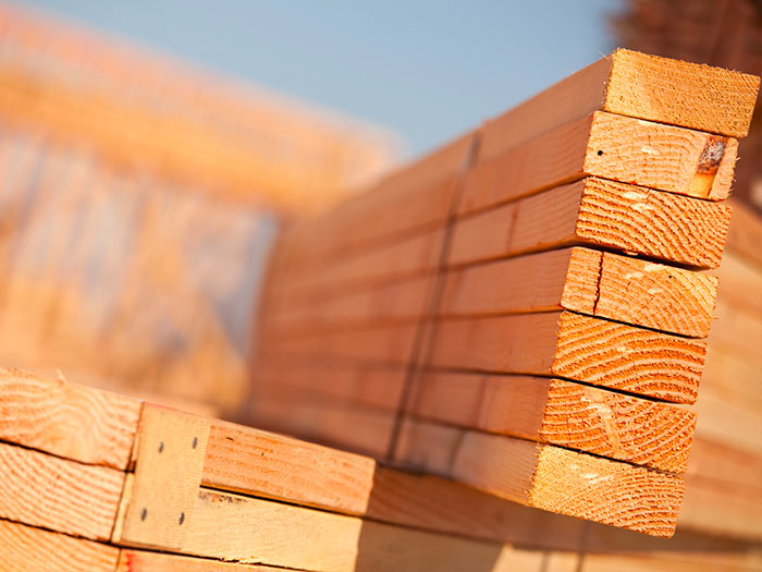 building materials, pile of 2x4s