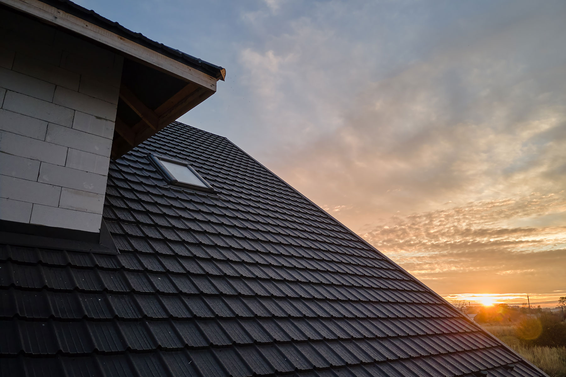 finished roofing